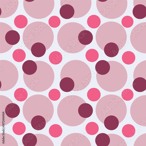 Fototapeta seamless pattern with circles