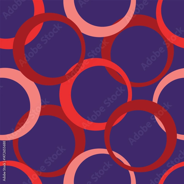 Fototapeta seamless pattern with circles