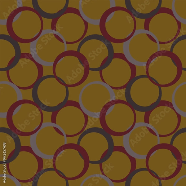 Fototapeta seamless pattern with circles