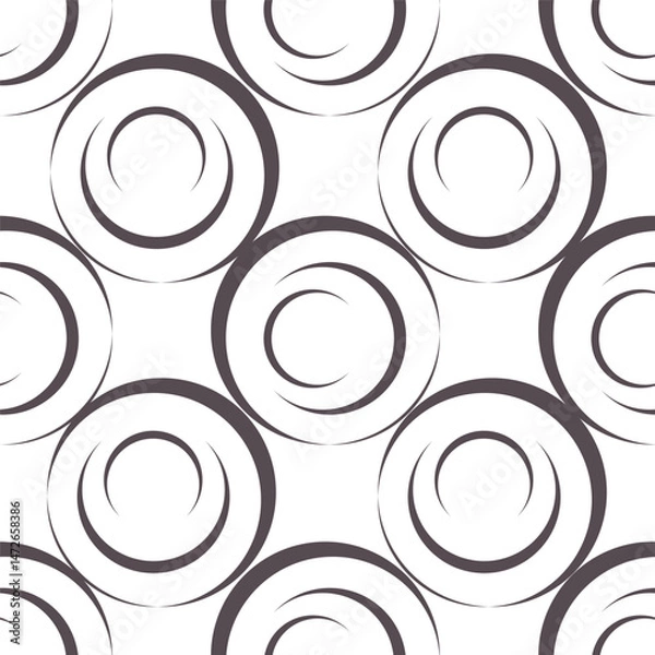 Fototapeta seamless pattern with circles