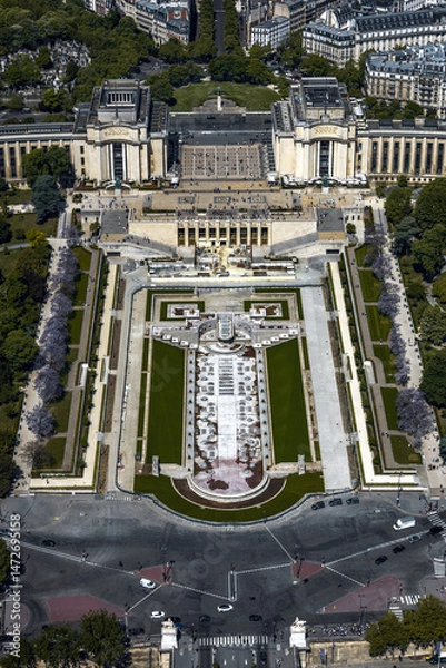Obraz Landscape Paris view from280 metres