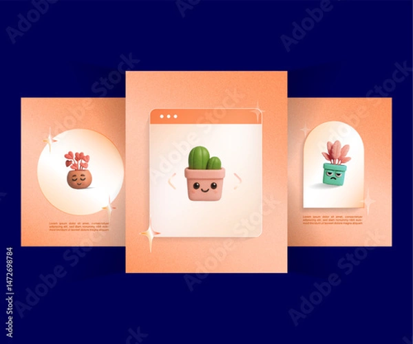 Fototapeta Kit 1 4:5 New Aspect Ratio for instagram Post Template