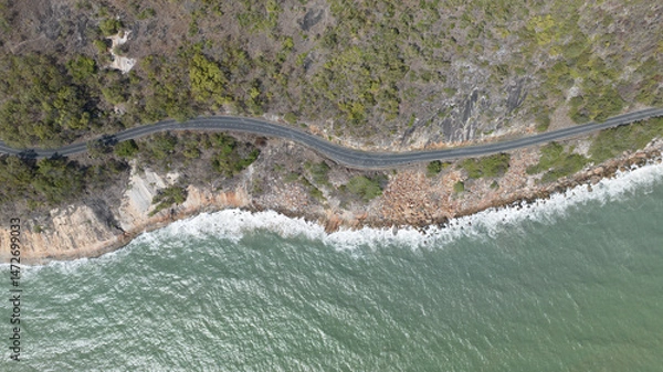 Obraz road on the clif 