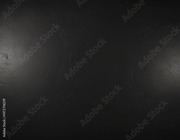 Fototapeta Deep black leather, subtle grain, abstract backdrop, texture, royalty free, rich