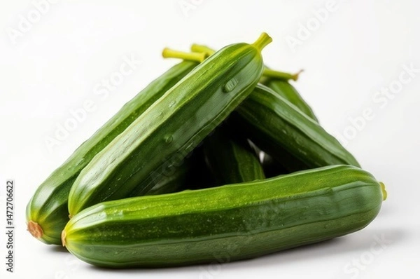 Obraz Fresh Danish Cucumbers Display
