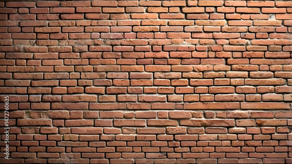 Obraz Aged Brick Wall Texture - Rustic High-Resolution Background