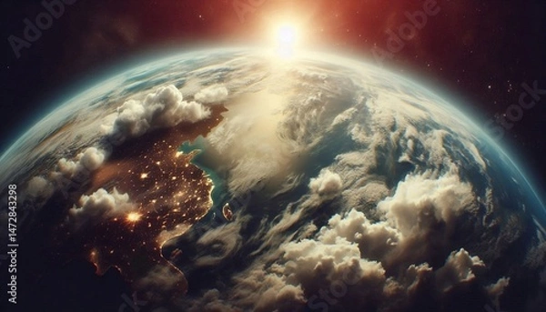 Obraz Earth seen from space