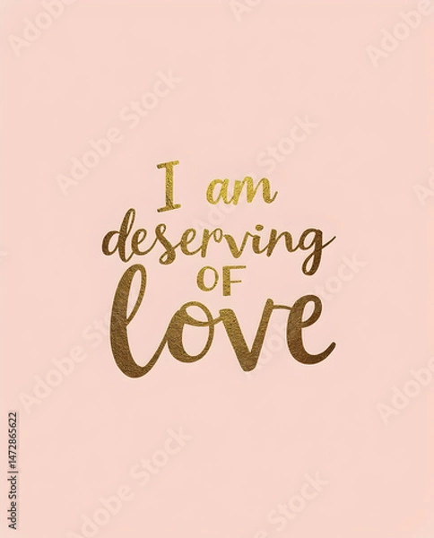 Fototapeta Loving Myself Fully