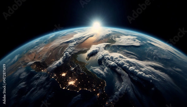 Obraz Earth seen from space