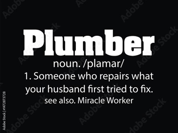 Obraz  Plumber