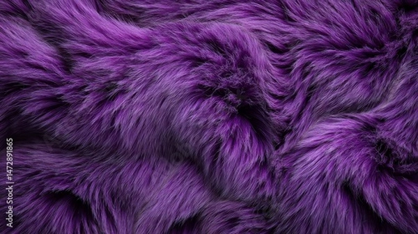 Fototapeta Purple fur texture