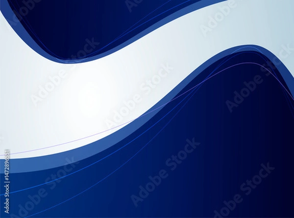Obraz abstract blue background with waves