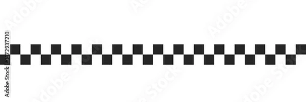 Fototapeta Chequered Racing Stripes Vector
