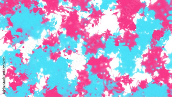 Fototapeta Paint an abstract background texture using bright colors with a contrasting color palette.