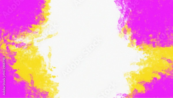 Fototapeta Paint an abstract background texture using bright colors with a contrasting color palette.
