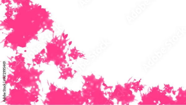 Fototapeta Paint an abstract background texture using bright colors with a contrasting color palette.