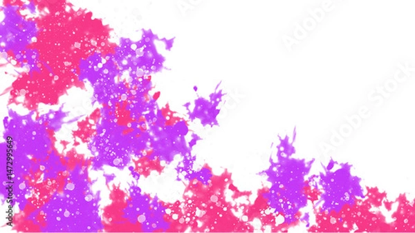 Fototapeta Paint an abstract background texture using bright colors with a contrasting color palette.
