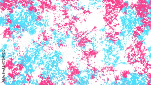 Fototapeta Paint an abstract background texture using bright colors with a contrasting color palette.