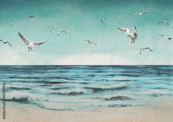 Obraz Postcard from the sea