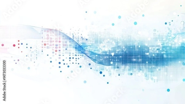 Obraz Abstract digital wave design