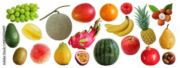Obraz フルーツのコレクション