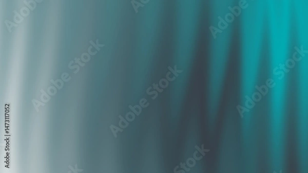 Fototapeta Vertical teal and gray blurred lines create a modern gradient background suitable for web design, presentations, and digital marketing material.