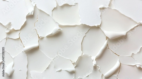 Fototapeta White paint texture abstract background