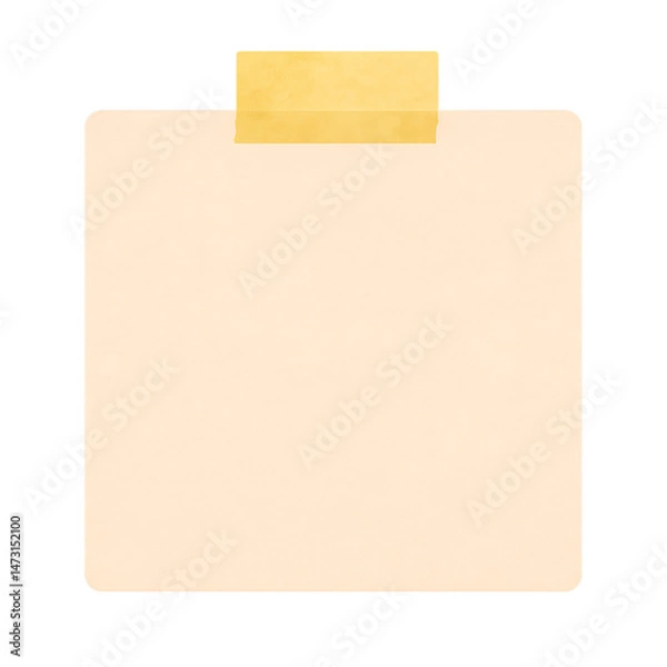 Fototapeta Sticky Note and Tape