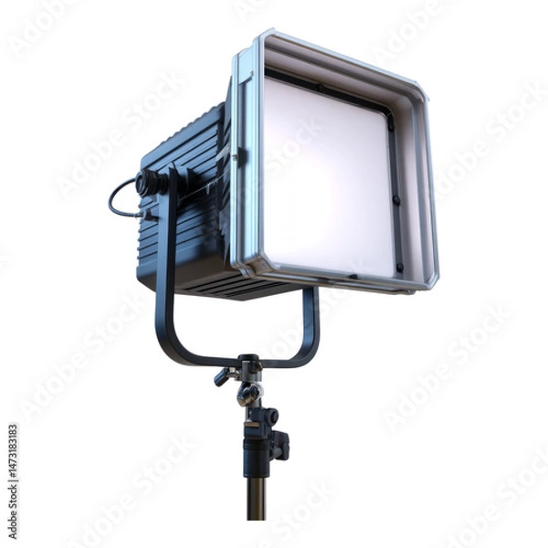 Fototapeta Modern Studio Light with Transparent Background for Creative Projects