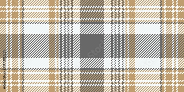 Obraz Gold platinum checkered plaid seamless pattern. Vector illustration.