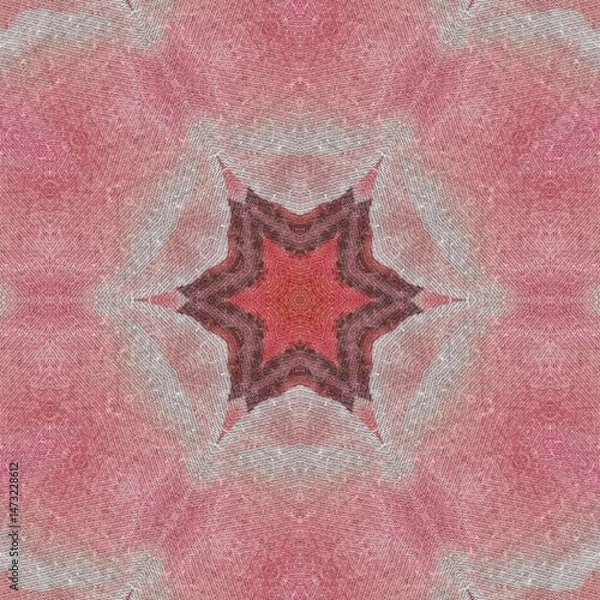 Fototapeta Mixed print design made with different embroidery, batik and tie dye patterns. Best for textile, carpet, comforter, wallcovering, pillowcase, bedsheet, silk fabric printing	