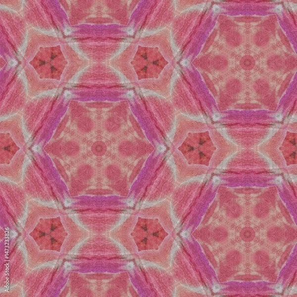 Fototapeta Embroidery and batik design concept. Antique art for clothing print, sublimation block etc. New trendy wallpaper, cover photo, interior decoration idea. Abstract pattern for the carpet background	