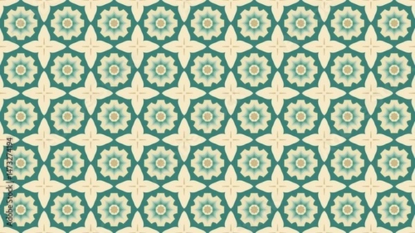 Fototapeta fabric motif. seamless pattern. wallpaper. background. HD