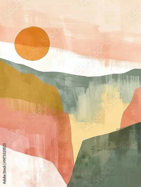 Obraz Geometric Art Abstract Background Wallpaper