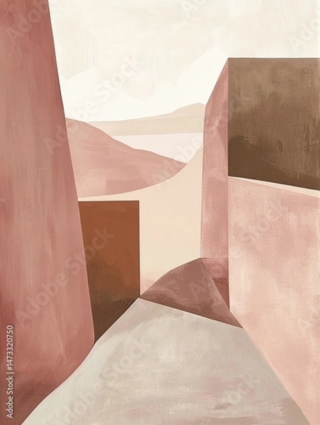 Obraz Geometric Art Abstract Background Wallpaper