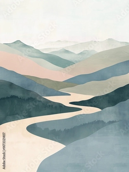 Obraz Geometric Art Abstract Background Wallpaper