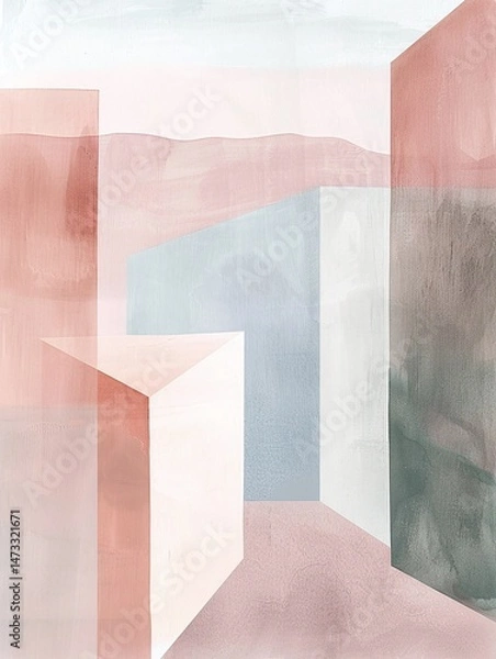 Obraz Geometric Art Abstract Background Wallpaper