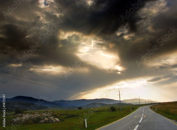 Fototapeta long way to home