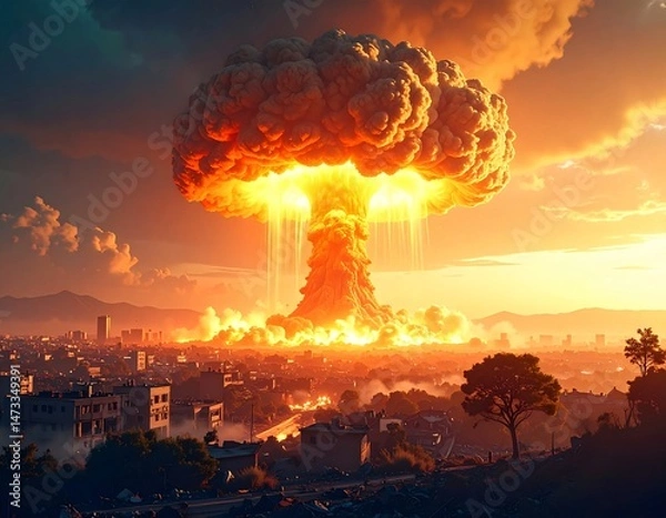 Obraz Post Apocalypse City