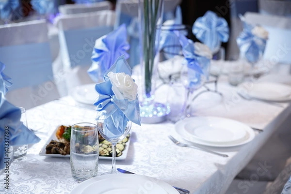 Fototapeta Restaurant table decoration