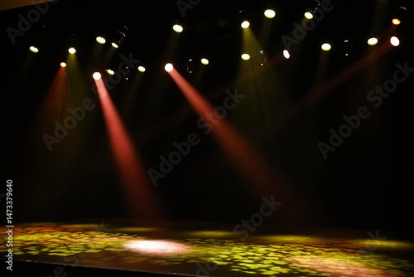 Fototapeta Illuminated stage