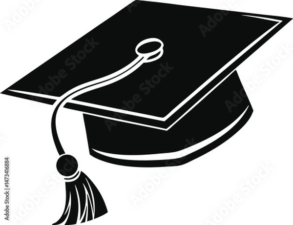 Fototapeta graduation cap icon
