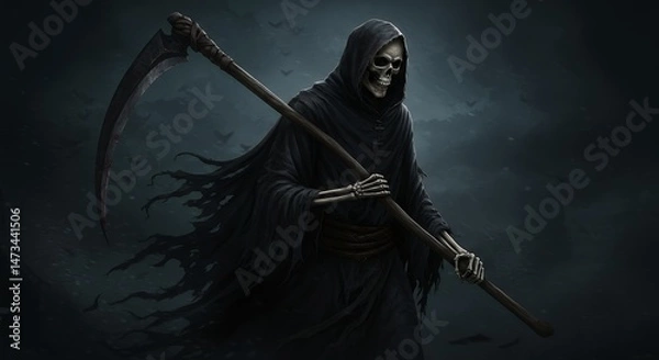 Obraz Grim Reaper with Scythe