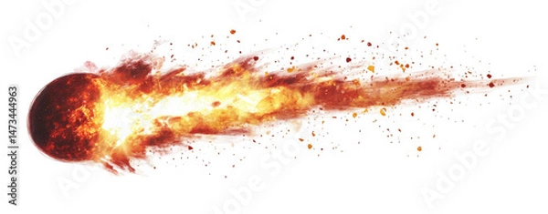 Obraz Fiery Comet Tail