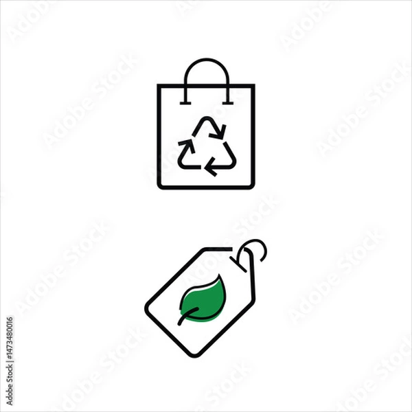Fototapeta environment icon design