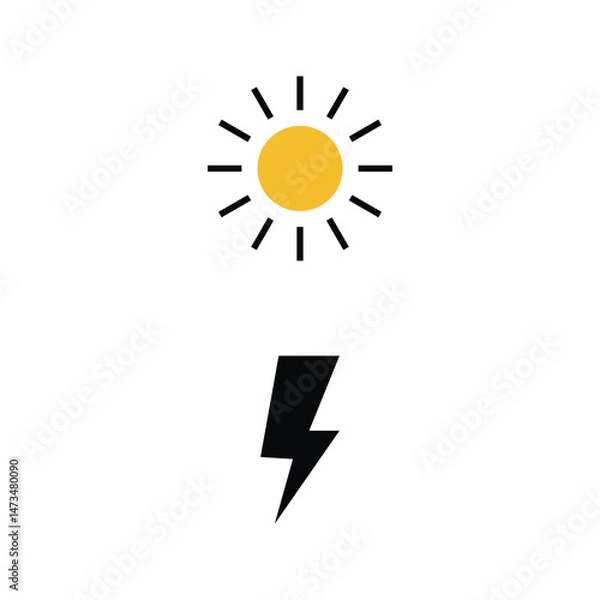 Fototapeta environment icon design