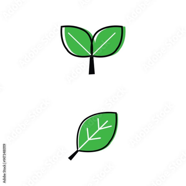 Fototapeta environment icon design