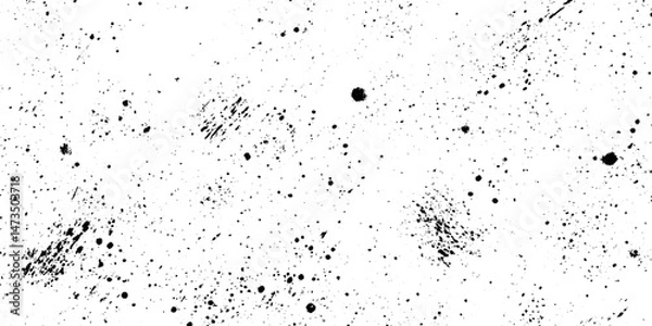 Fototapeta Dark weathered overlay pattern sample scratched grunge effect, Abstract old and grainy distressed vintage texture of cracks, chips, dot, grunge texture with black scratches and stains.