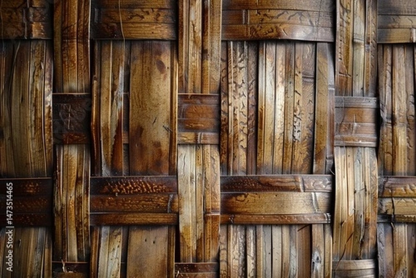 Obraz woven bamboo background