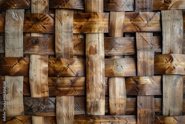 Obraz woven bamboo background